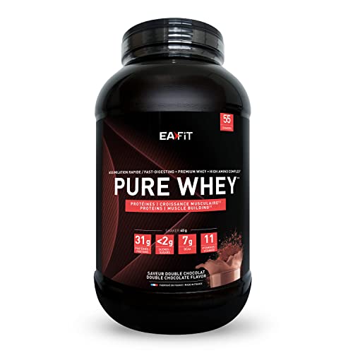 EAFIT - PURE WHEY PROTEIN 2,2 kg - Double Chocolat | 32 g Pa